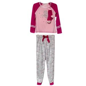 Sleep On It Unicorn Pajama 2 Piece Set With Matching Socks